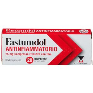 Menarini - Fastumdol Antinfiammatorio 25 Mg Confezione 20 Bustine 