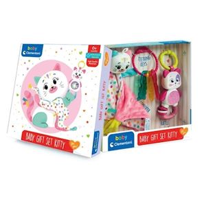 Clementoni - Baby Gift Pack Nascita Pink Confezione 3 Pezzi
